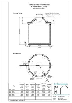 Preview: Betonzisterne Nudo